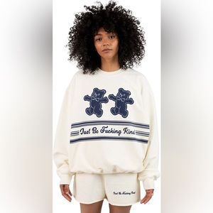 JUST BE FUCKING KIND Cream Crewneck